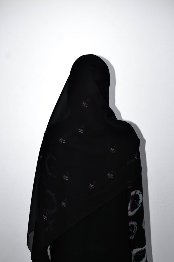 Abaya+ scarf LAF Print