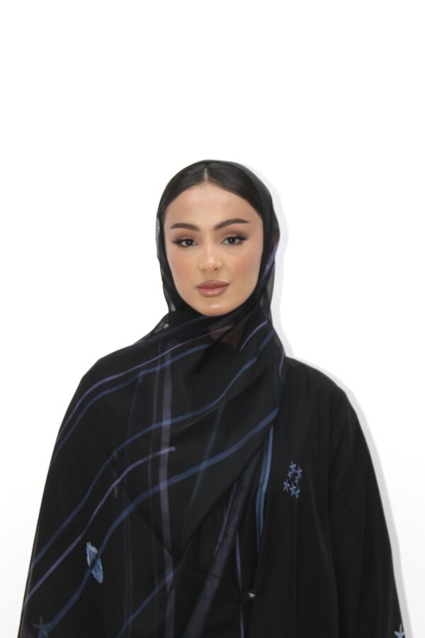 ⁦Scarf print purple⁩ - الصورة ⁦2⁩